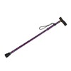 Folding Walking Cane T Handle Adjustable Height Print Folding Cane