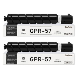 SavFinto High Yield GPR-57 GPR57 Toner Cartridge Replacement for Canon ImageRunner Advance 4525i 4535i 4545i 4551i DX 4725i 4735i 4745i 4751i Printer (42,100 Pages, 2 Black)