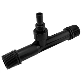 Xhziy 1PCS Black Venturi Fertilizer Injector 1 inch Injector Irrigation Fertilizer Injector Agricultural Irrigation Tool