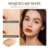 Base Maquillaje Polvo Compacto Fijador Matte 1pcs