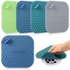 Yinkin 4 Pcs Shower Drain Cover Silicone Tub Stopper Floor