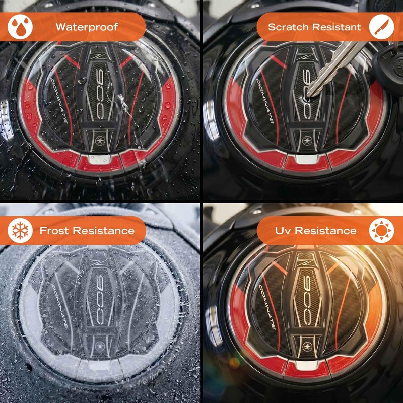 labelbike Adesivo 3D Moto Tappo Serbatoio Compatibile con Kawasaki