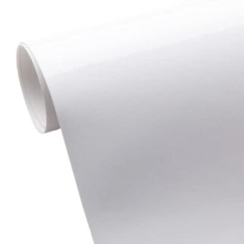 RockRose Matte White Vinyl Wrap, Anti-Wrinkle, Air Release Automotive Bubble Wrap, Self Adhesive Car Vinyl Sticker DIY Decals for Exterior and Interior 5FT x 15FT