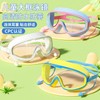 Children's Swimming Goggles for Pool Water Play Large LF814 Children's Swimming Goggles - Blue and White Transparent Bag 30ea