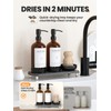 [Luxury] Kitchen Soap Dispenser Set - 16OZ Glass Bottle, Stainless