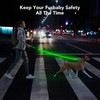 Colaseeme LED Dog Lead Green with 3 Reflective Wires