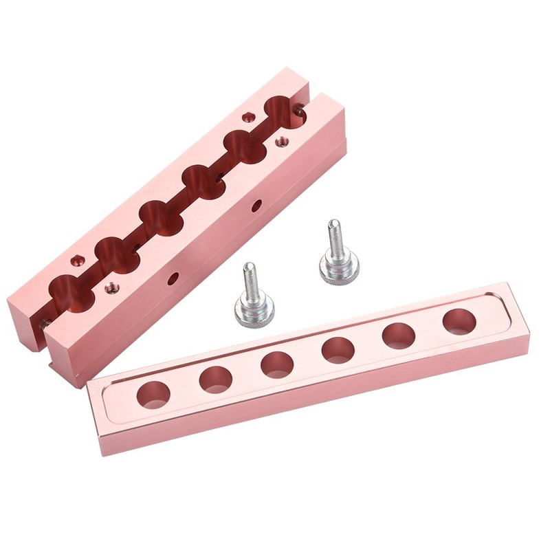 Lip Stick Maker Tool, Aluminum Alloy Rose Gold Mold For