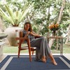 CAMILSON Outdoor Rug - Modern Area Rugs for Indoor and