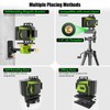 16 Line Laser Level 360 Self Leveling,Professional 4x360°Green Cross Line