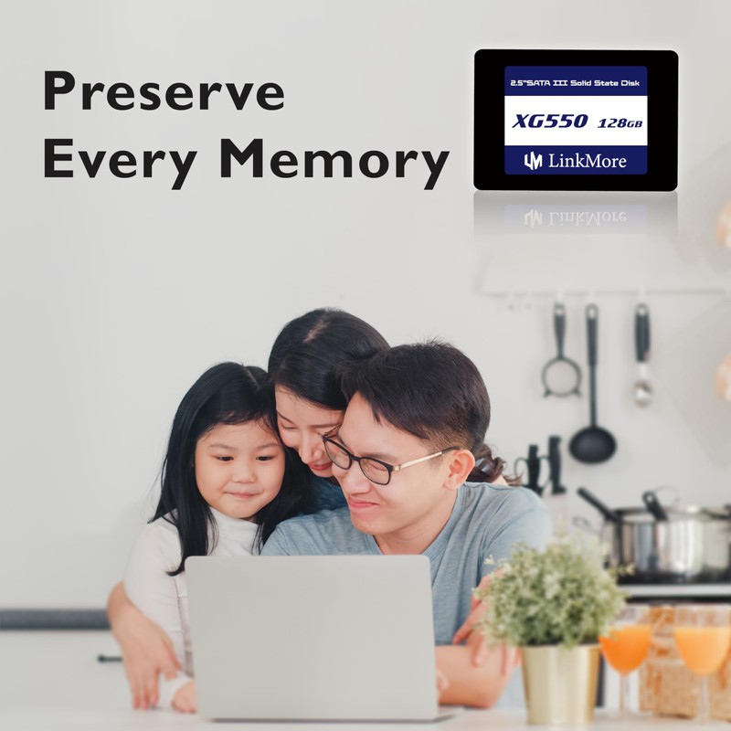 LinkMore XG550 128GB 2.5" SATA III (6Gb/s) Internal SSD, SSD