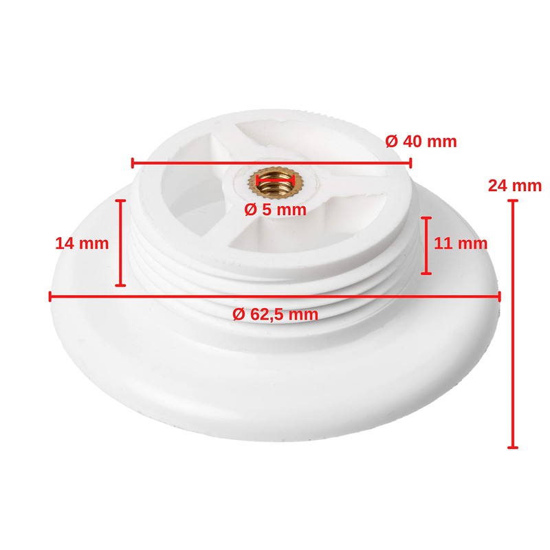 Replacement Undermount for Sink Drain Fitting for 1 1/4 Inch