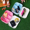 Vanity storage, organizer for vanity accessories, vanity 2-set, 6-compartment accessory case / 화장대수납 화장대소품담기 정리함 화장대 2세트 6칸 소품케이스