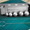 Egg Sinker Mold Fishing Weight Molds with 5 Mold Cavities,1oz,