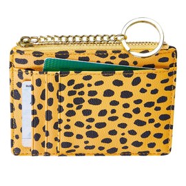 Women's Small Wallet, High-Quality Leather - Design with Multiple Compartments, Practical Credit Card Holder, Small Women's Purse with Large Capacity, Slim Design, for Coins and Notes, Yellow