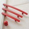 LBFEEL 3" 3.78" 5" Red Drawer Pulls Kitchen Cabinet Handles