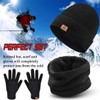 heekpek Hat Scarf and Gloves set For Winter Knitted Beanie