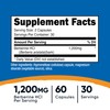 Nutricost Berberine HCl 1200mg , 60 Vegetarian Capsules - Gluten