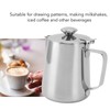Milk Frothing Cup Thickened Stainless Steel Comfortable Handle Coffee Steaming
