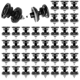 NHPY Pack of 40 Door Trim Mounting Plastic Car Trim Clips Mounting Clips Compatible with VW T5 VW Golf 5 6 7 T4 T5 Passat Polo Skoda Caddy, A1 A4 A5 A6, a