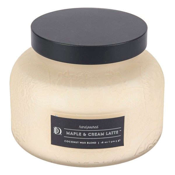 Maple & Cream Latte Jar Candle (18 oz) Coffee -