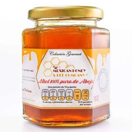 Mexican Honey - Miel 100% pura de abeja colección gourmet 350 gramos