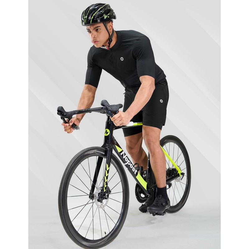 Nepest Mountain Bike Shorts Men's Short MTB Shorts Padded 4D