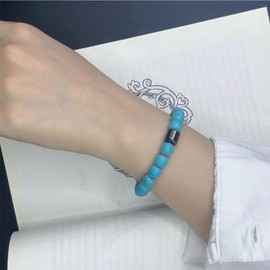 Anti Alcohol Bracelet for Women Men Quit Smoking Drinking Bracelets Anti Anxiety Hematite Beads Bracelet Relieve Anxiety and Stress Health Jewelry Gifts (Green)