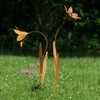 Cim Grate Garden Stake - Patina Flowers