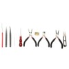 11 Pcs DIY Jewelry Tool Set Pliers Tweezers Ring Crochet