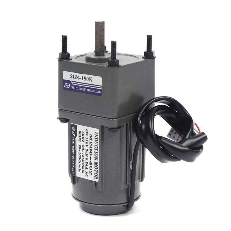 110V AC Gear Motor with Speed Controller, Variable Speed Gear