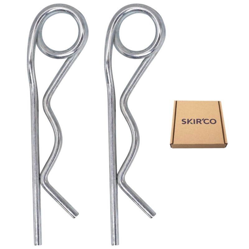 SKIR'CO (2 pcs) Zinc Plated Steel Spring Cotter Pins 2