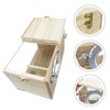 iDMRURvm Budgie Nesting Box Transparent Design Parakeet Nesting Box Bird