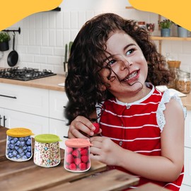 Super and Simple La Fermiere Yogurt Jar Lids | Choose 4 or 12-Piece Sets, Bamboo Wood or Silicone | Reusable, Durable, Food-Safe, Airtight & Spill-Proof Tops – 12 pcs Set Silicone Light Citrus Colors