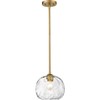 Z-Lite 490P10-OBR Chloe Pendant, 1-Light 100 Watts, Olde Brass