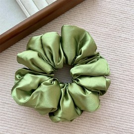 Hair Rubber Hair Elastic Headband Hair Accessories Hair Arrangement Hair Band Women's Simple Basic Cute Hair Accessory Hair Ornaments Non-slip (Green)