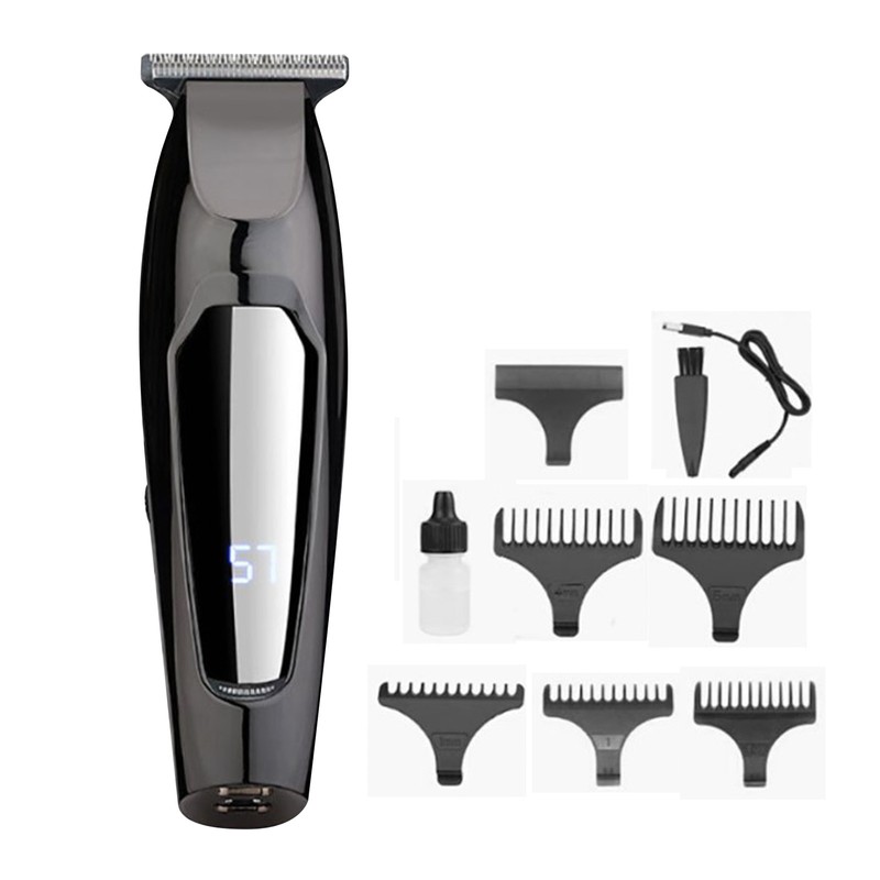 Electric Hair Trimmer USB Rechargeble Professional LCD Display Electric Barber