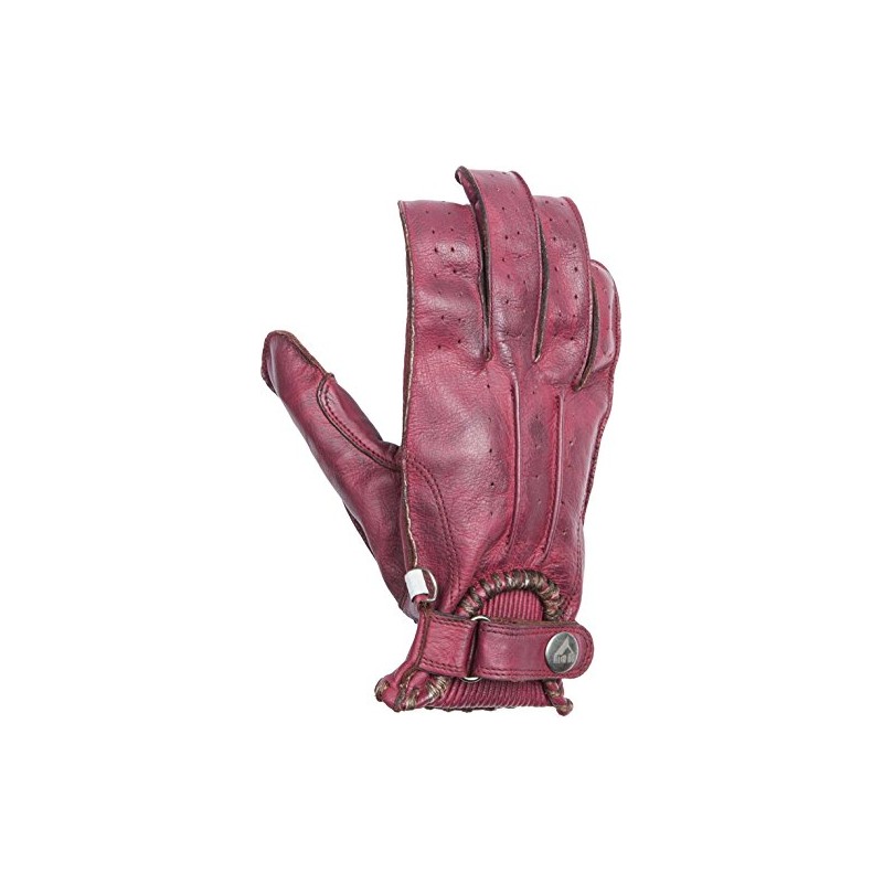 By-City Cafe Racer Lady Gloves Efficiency Vintage Leather Bordeaux with