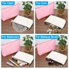 PATIKIL 10.2 x 5.5 Canvas Makeup Bags with Strap, 10