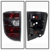 ACANII - For 2006-2008 Honda Ridgeline Dark Red Tail Lights