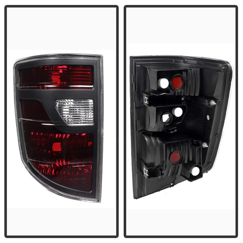 ACANII - For 2006-2008 Honda Ridgeline Dark Red Tail Lights