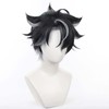 Servelove Character Cosplay Wig For Game Characters Black Grey Mix