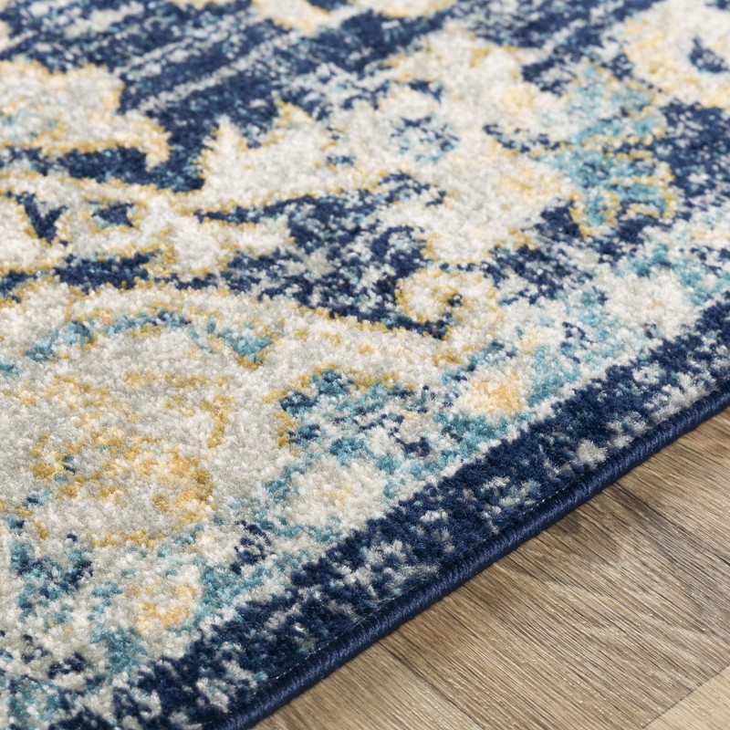 Artistic Weavers Odelia Area Rug, 6'7" x 9', Navy/Sky Blue