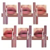 Set 6 Labiales Líquidos Mate Handaiyan Light Coral Verde Oscuro