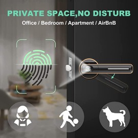Geek Smart Fingerprint Door Lock - Smart Biometric Handle Lock for Bedroom