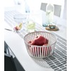 Yamazaki Home Tower Striped Steel Fruit Basket – Kitchen Storage