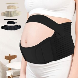 HL] Belly Support Maternity Belt Support Belt Beige/XL