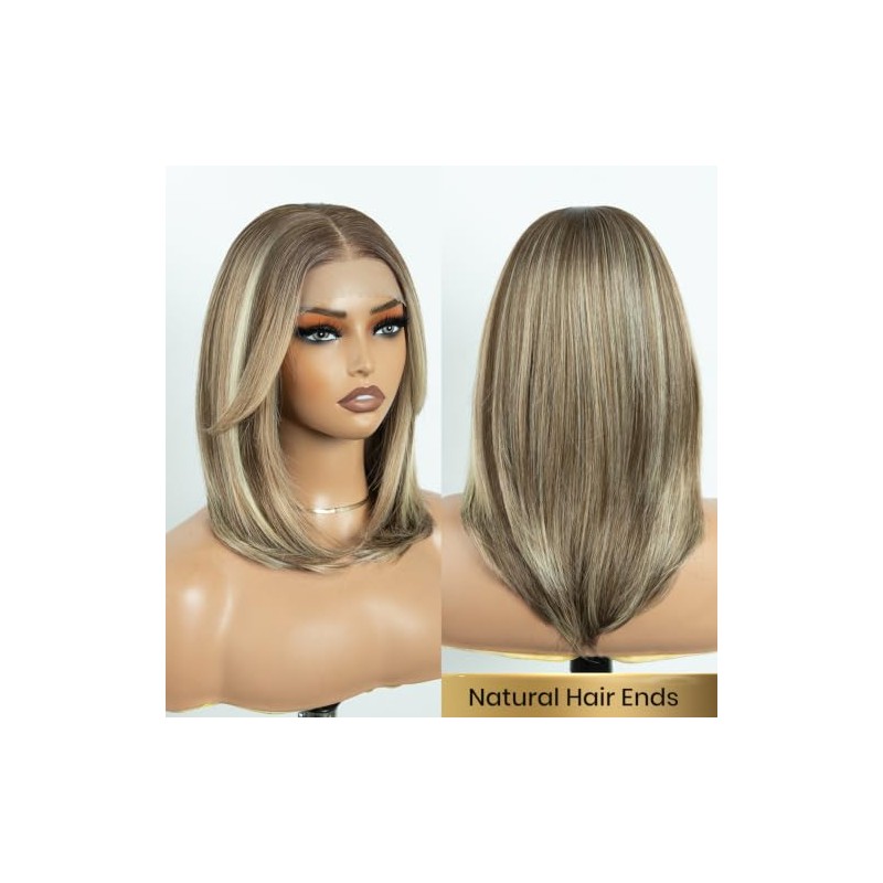 Style Icon 6x4 Synthetic Lace Front Wig Short Straight Bob
