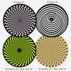 Double-Sided Optical Illusion Slipmats for Turntables | Soft High-Quality Felt