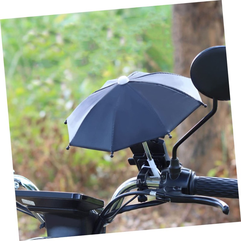 CAXUSD 4 Pcs Compact Phone Umbrellas Decorative Small Umbrellas for