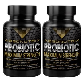 Absonutrix 2 Absonutrix Probiotic Max 50 Billion Multi Strains 100 veg Cap stomach health